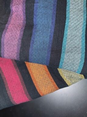 Girasol diamond weave Dark Rainbow Woven Wrap size 6
